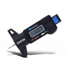 Cadrim Medidor de profundidad digital de la banda de rodadura para automóviles Bicicletas o furgonetas 0-25.4 mm